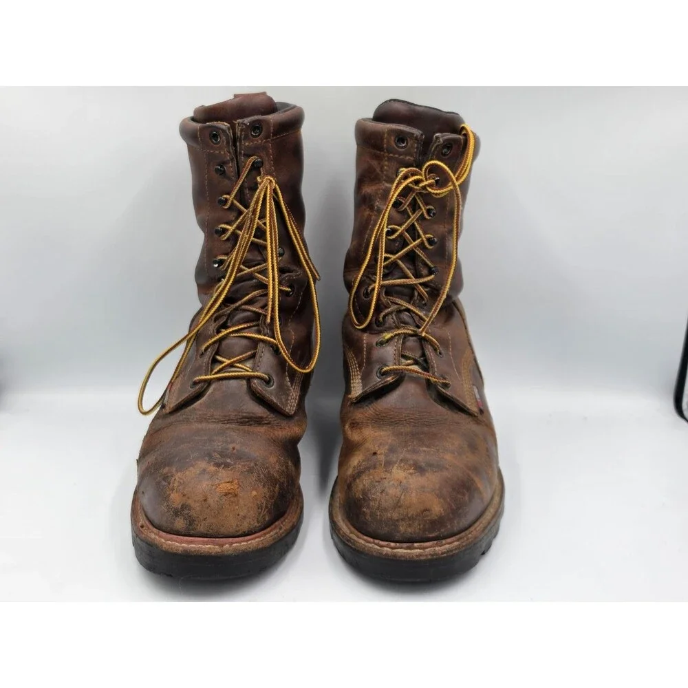 Red Wing 4420 Loggermax Work Boots Mens Size 9 EE Waterproof Steel Toe 9 Inch
